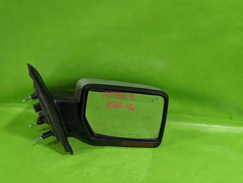 11-14 FORD F150 PASSENGER RIGHT SIDE VIEW MIRROR W/POWERFOLD SILVER OEM 4525-49
