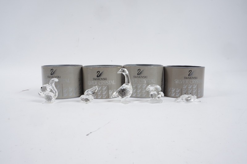 Swarovski Pelican Squirrel MUSHROOMS Crab