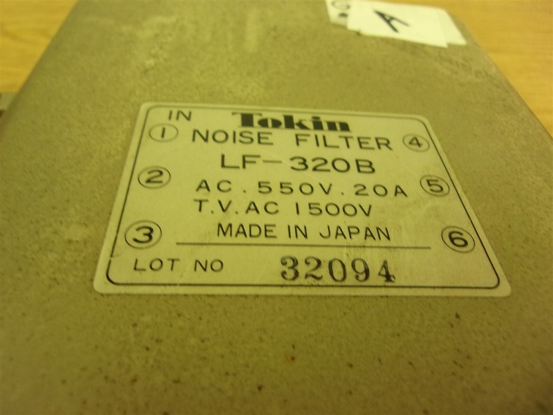 Tokin LF-320B noise Filter 550V 20A "A" *FREE SHIPPING*