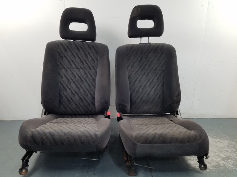 2000 99 00 Honda Civic Si EM1 Front Bucket Seat Set #2486 X2