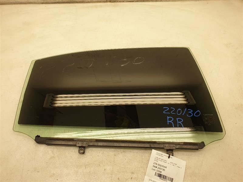 Passenger Rear Door Glass SWB Fits 07-17 LEXUS LS460