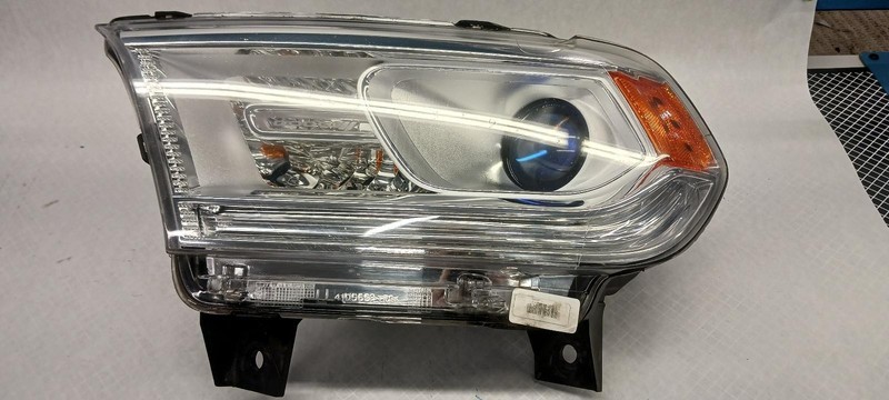 14-'20 DODGE DURANGO Left driver headlight halogen chrome bezel OEM Grade B