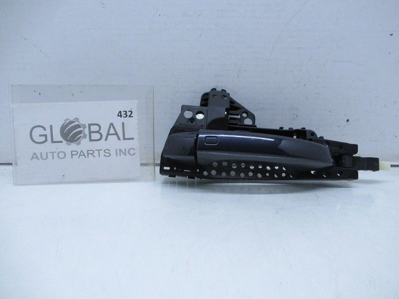 12-17 AUDI A6 REAR LEFT DRIVER SIDE DOOR HANDLE DARK BLUE OEM