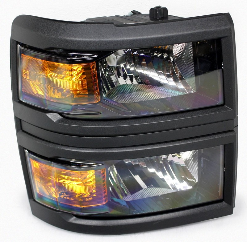 OEM Halogen Headlamp For Chevy Silverado 4500, 5500, 6500 HD Black4078318C91