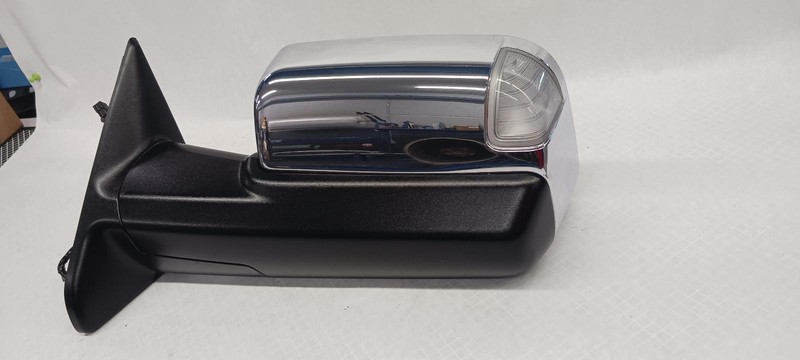 10-'12 DODGE 1500 Left driver Door Mirror power w/tow chrome OEM Grade A!