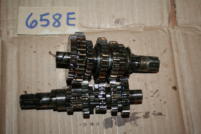 1983 Kawasaki KD 80 Transmission Gears Mainshaft Countershaft Clusters OEM 83 B