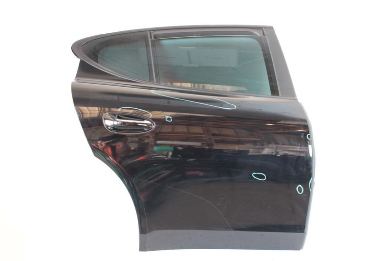 10-16 Porsche Panamera Black Passenger Right Rear Door Assembly