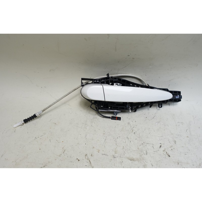 2012-2017 BMW F30 3-Series F31 4dr Right Rear Comfort Door Handle Alpine White