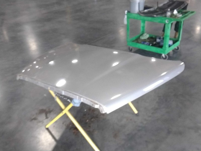 2005 Dodge 1500 Pickup Hood Panel OEM Silver 55275733AF Used 251K Miles