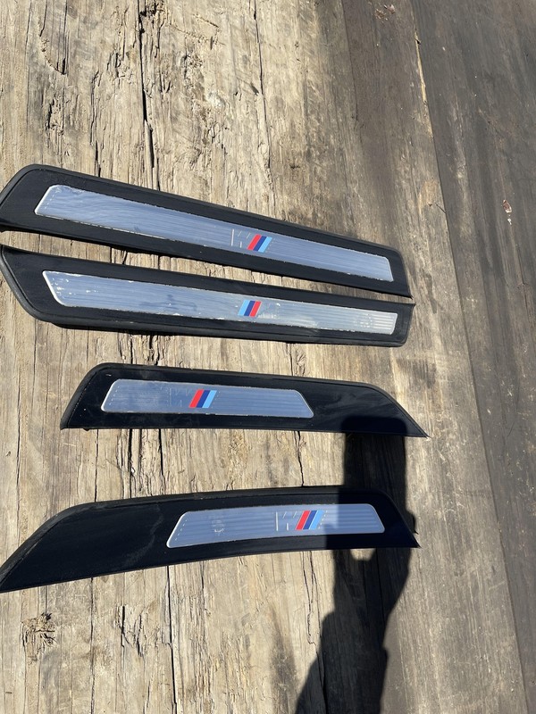 11-17 BMW F10 528I 535I 550I M-SPORT DOOR SILL SCUFF PANELS PLATES TRIMS SET OEM