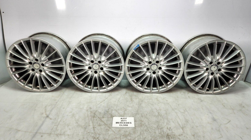 ✅ 07-14 OEM Mercedes W216 CL550 Front Rear Alloy Wheel Rims 8.5Jx19 SET NOTE*