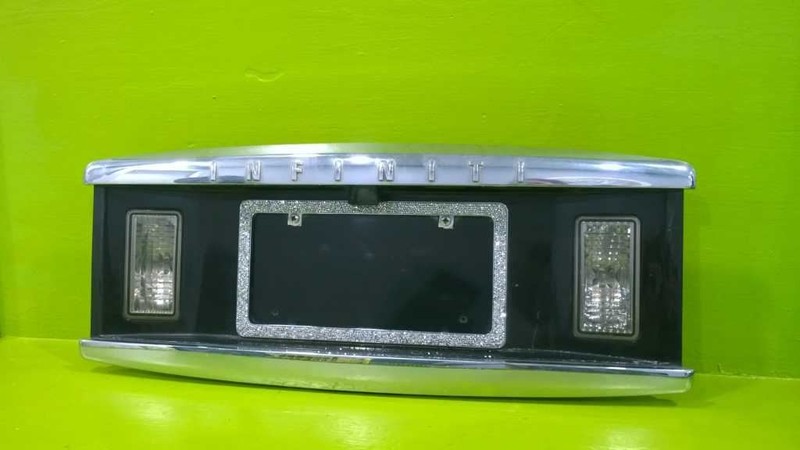 04 05 06 07 08 09 10 INFINITI QX56TAIL FINISH LICENSE PLATE PANEL OEM 2699-104