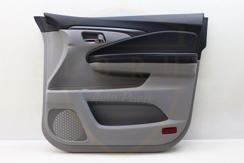 HONDA PILOT 16 17 18 19 20 21 FRONT RIGHT DOOR TRIM PANEL W/O COURTESY LAMP GRAY