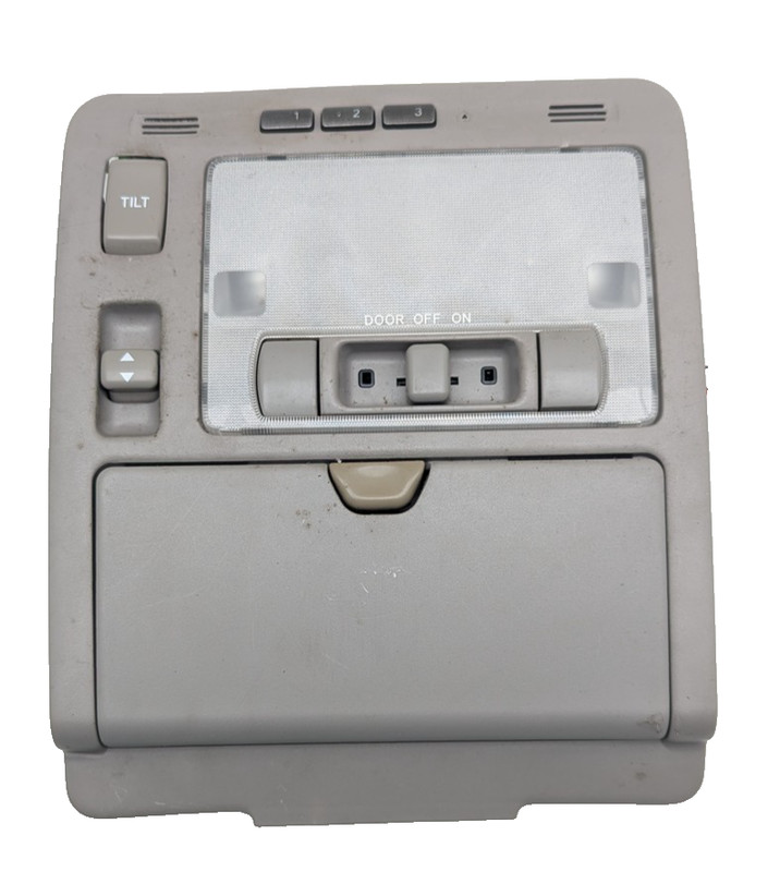 01-06 LEXUS LS430 Front Upper Roof Overhead Dome Map Light Lamp Sunroof Switch