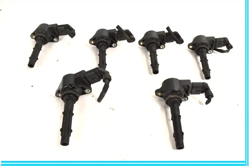 05-13 Mercedes W221 S400 E350 SLK350 M272 Ignition Coil Set of 6 0001502780 OEM