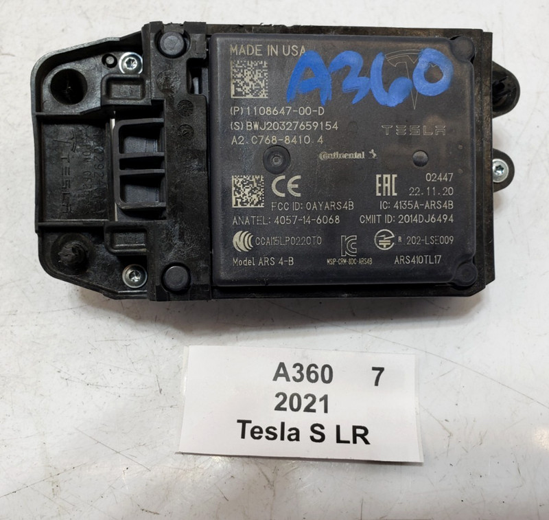✅ 2016-2023 OEM Tesla Model S 3 X Y Front Bumper Blind Spot Monitor Radar