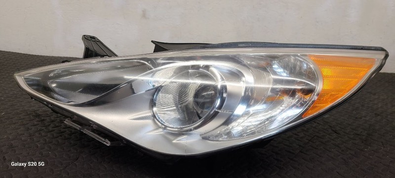 11-14 Hyundai Sonata Left Headlamp Halogen Bright Chrome Assm OEM 92101-3Q000