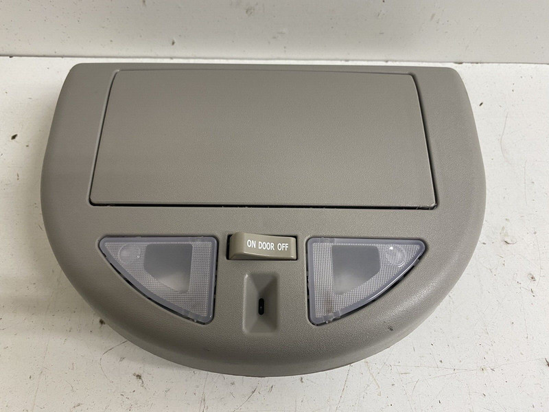 2014-2015 Nissan Titan w Sunroof Overhead Roof Storage Console Compartment Grey
