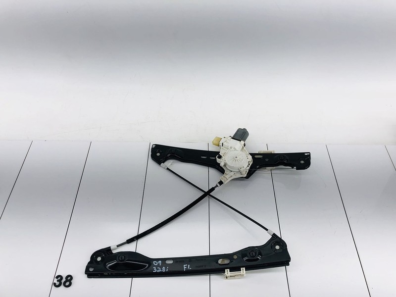 09-12 BMW 328I E90 FRONT LEFT DRIVER SIDE DOOR WINDOW REGULATOR W/ MOTOR OEM