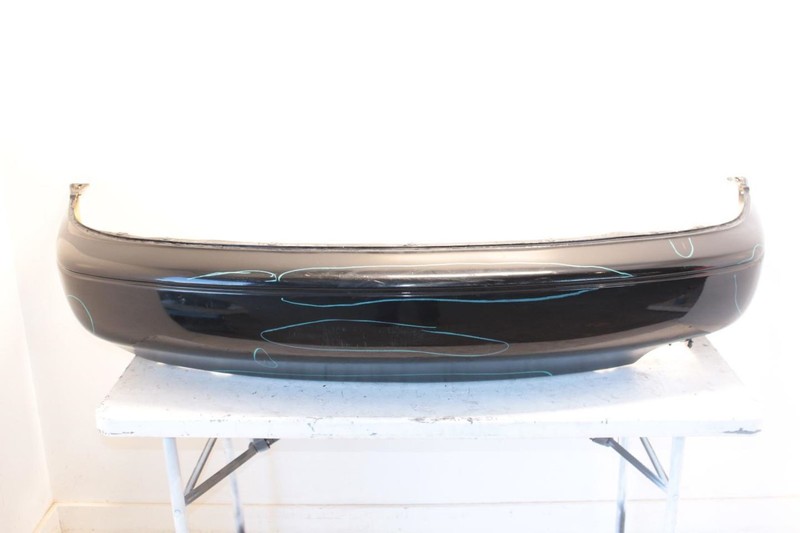 90-97 Mazda MX-5 Miata NA Black Rear Bumper Cover with Reinforcement