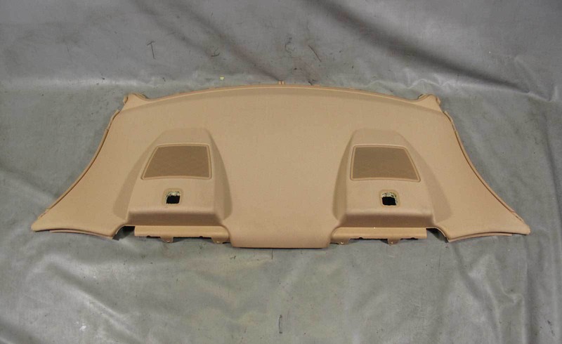 BMW E63 6-Series Late Model Rear Window Deck Shelf Cover Saddle Brown w Grilles