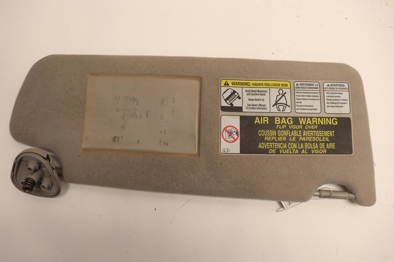 2007-2013 TOYOTA TUNDRA SR5 LEFT DRIVER SIDE SUN VISOR CLOTH W/ MIRROR OEM