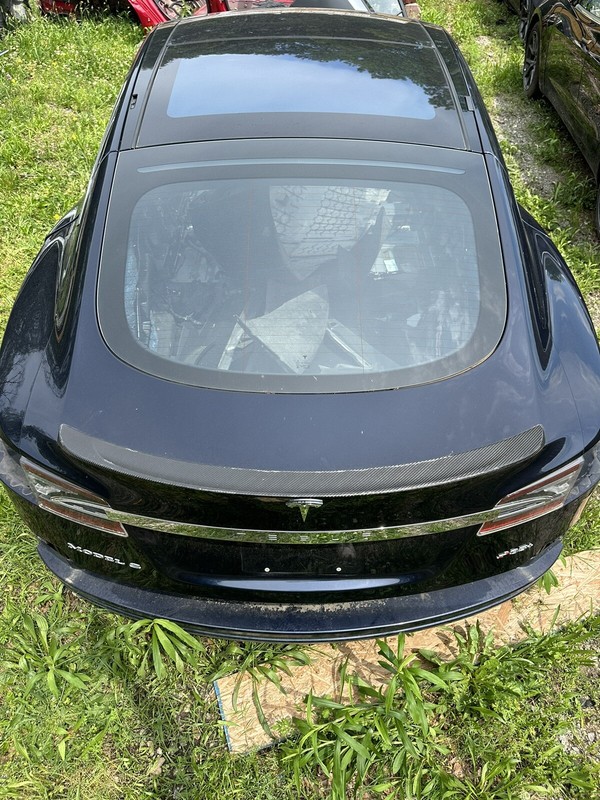 2012-2020 TESLA MODEL S Rear Liftgate Tailgate Trunk Lid Blue W/ Glass N-1189