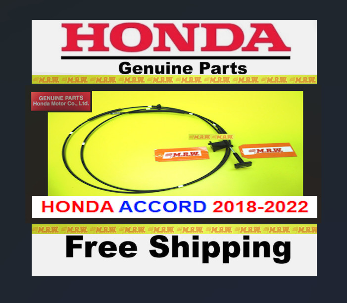 HOOD CABLE CABEL WIRE RELEASE PULL HANDLE LATCH FRONT CAR oem HONDA ACCORD 18-22