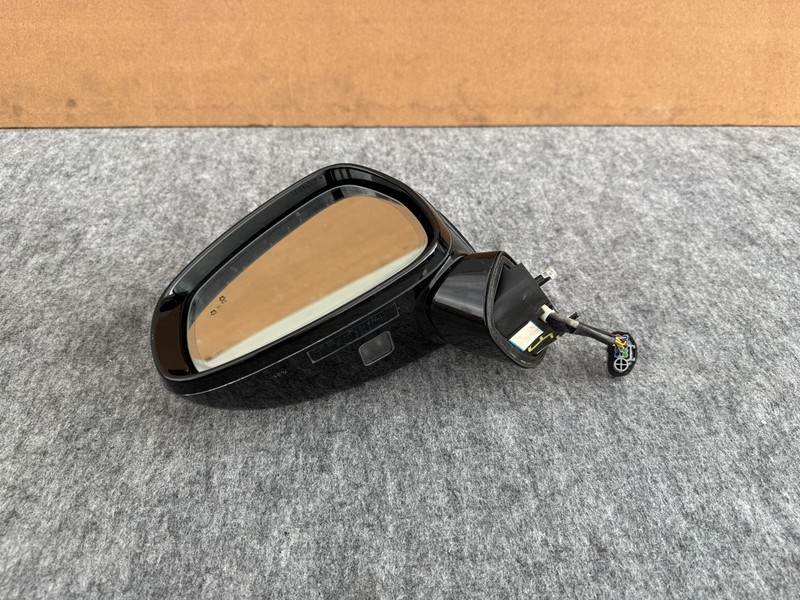 KIA STINGER 18-23 OEM LEFT DRIVER DOOR MIRROR AUTO DIM BLIND SPOT CHROME ASSY