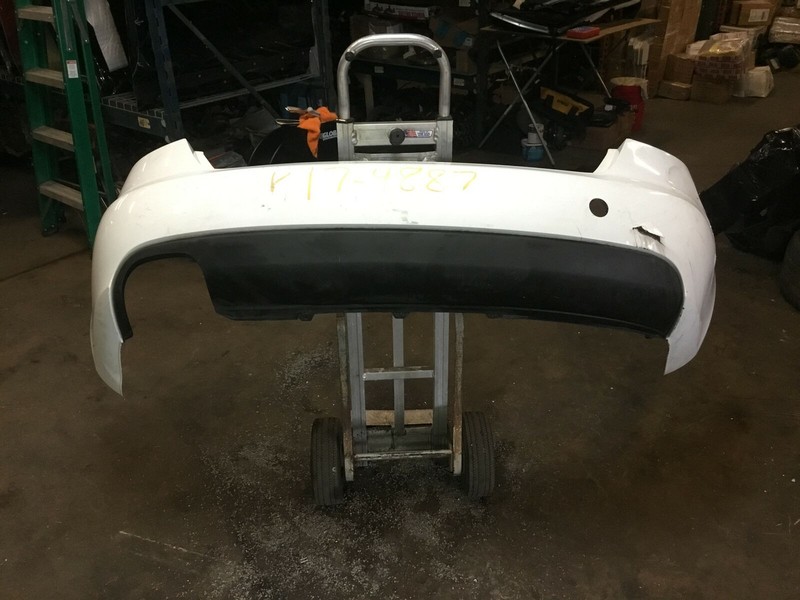 09 10 11 12 Audi A4 B8 Rear Bumper Cover Valance Molding Diffuser :A