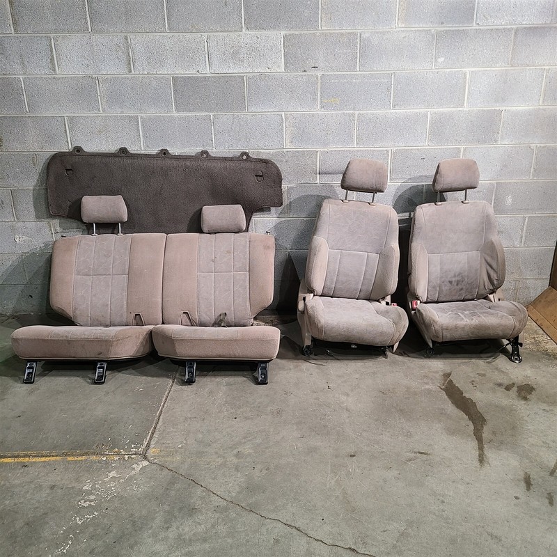 2000 Toyota 4Runner SR5 SUV Interior Seat Set Tan Front Rear Aa7487 - Note