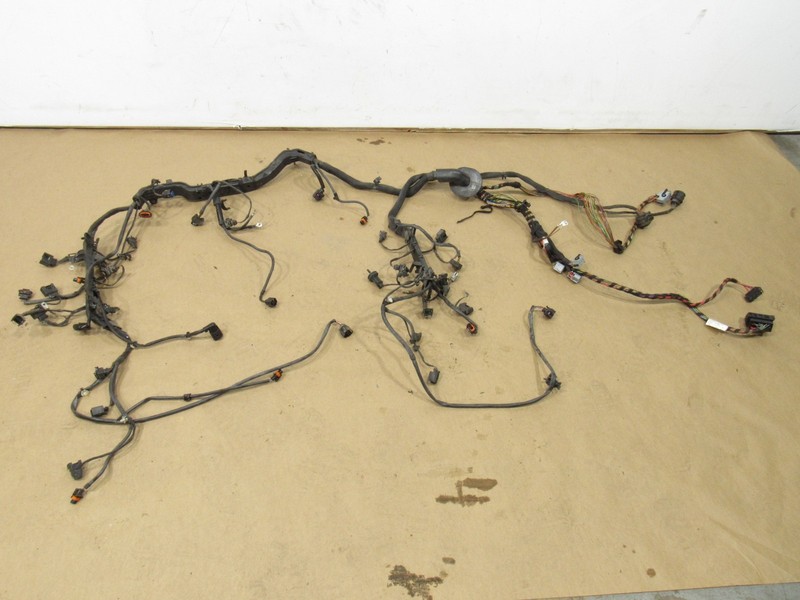 09 - 12 Porsche Boxster 2009 2.9L RWD Engine Motor AT Wire Wiring Harness ; :Y