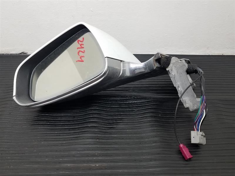 12-16 Tesla Model S Left Driver Door Mirror White OEM 6005864-00-F