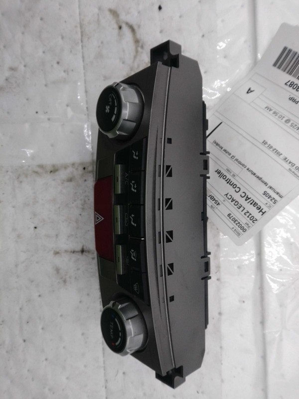 2012 Subaru Legacy A/C Selector Switch OEM 72311AJ08A Silver 117K Miles