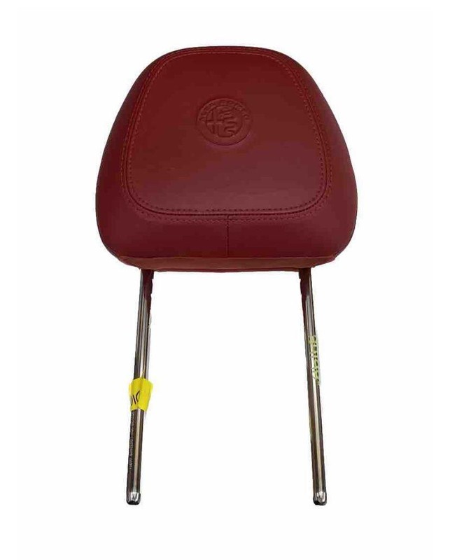 Alfa Romeo Giulia headrest 17 20 front left or right red leather OEM 6RG02UGAAA