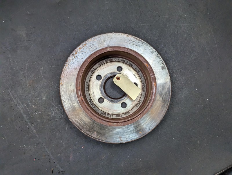 Rear Left Right Brake Rotor Disc 2019 Jeep Grand Cherokee 52124763AD 2011 - 2020