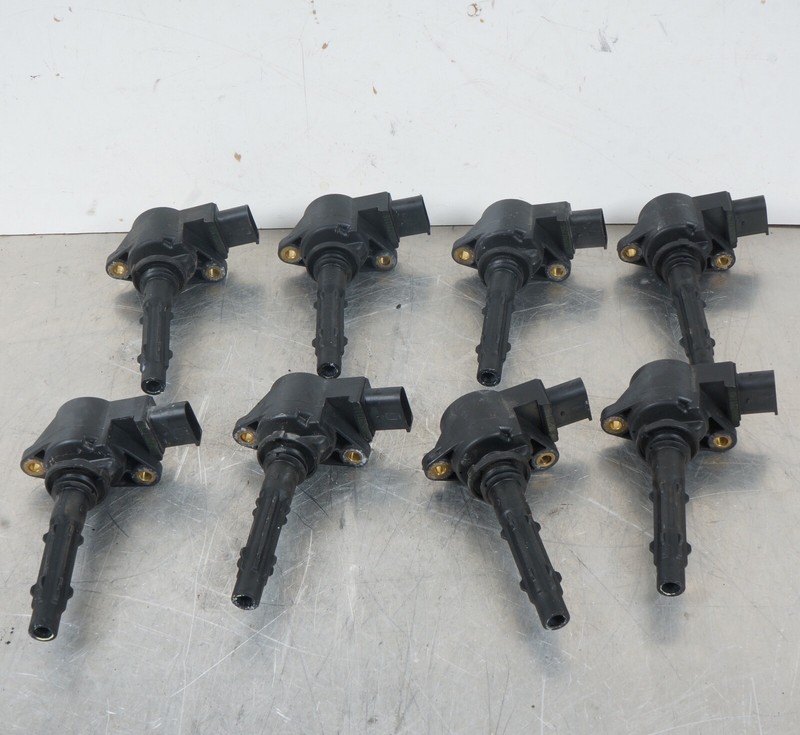 07-14 Mercedes W221 S550 CL550 E550 Ignition Coil Coils Set of 8 0001502780 OEM