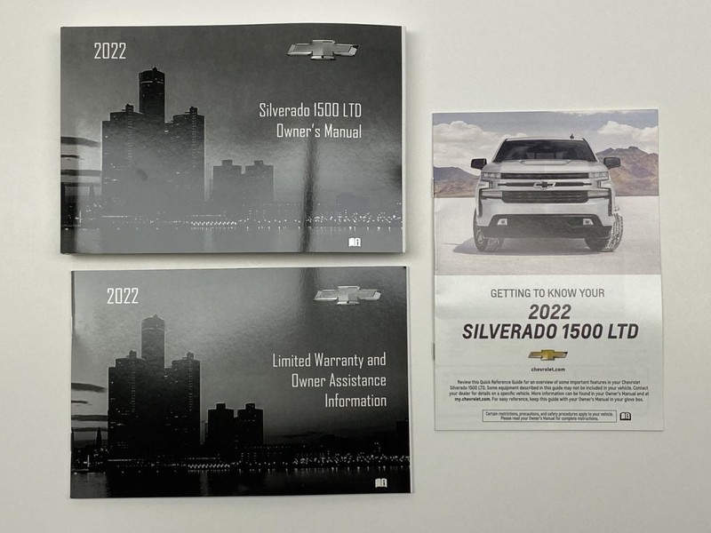 Owners Manual 2022 Chevrolet Silverado 1500 LTD 86660