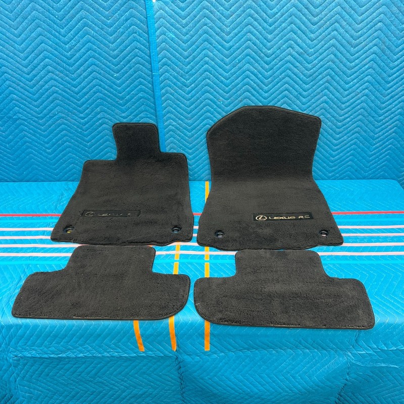 2015–2024 Lexus RC200t RC300 RC350 Interior Floor Mats Set of 4 OEM