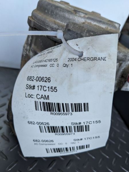 AC Compressor Fits 03-04 GRAND CHEROKEE 955973