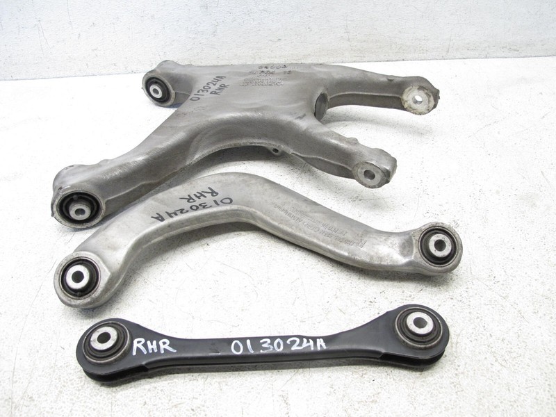 08-16 AUDI B8 A4 S4 SEDAN REAR RIGHT SUSPENSION CONTROL ARM OEM SET 013024A