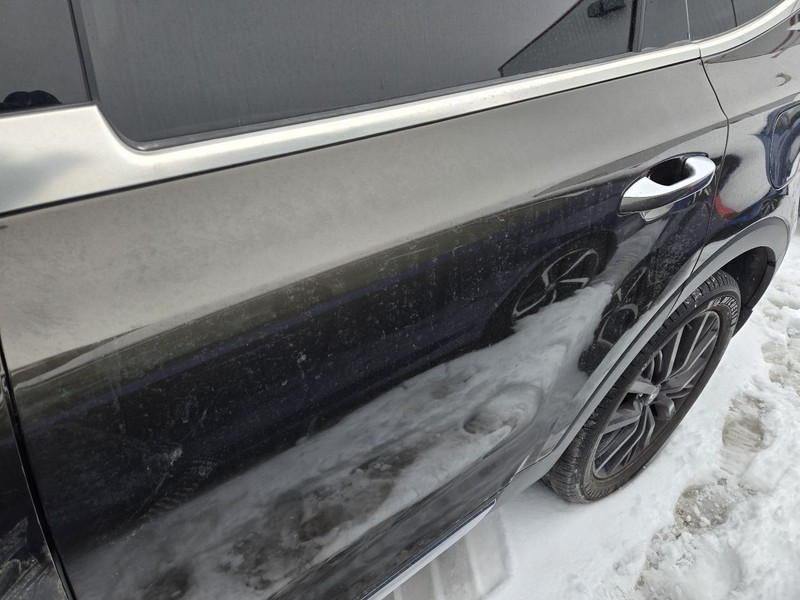 Driver Rear Side Door Satin Chrome Belt Moulding Fits 20-22 TELLURIDE 3613334