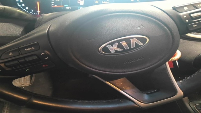2016-2018 Kia Sorento Driver Left Steering Wheel Air Bag Black