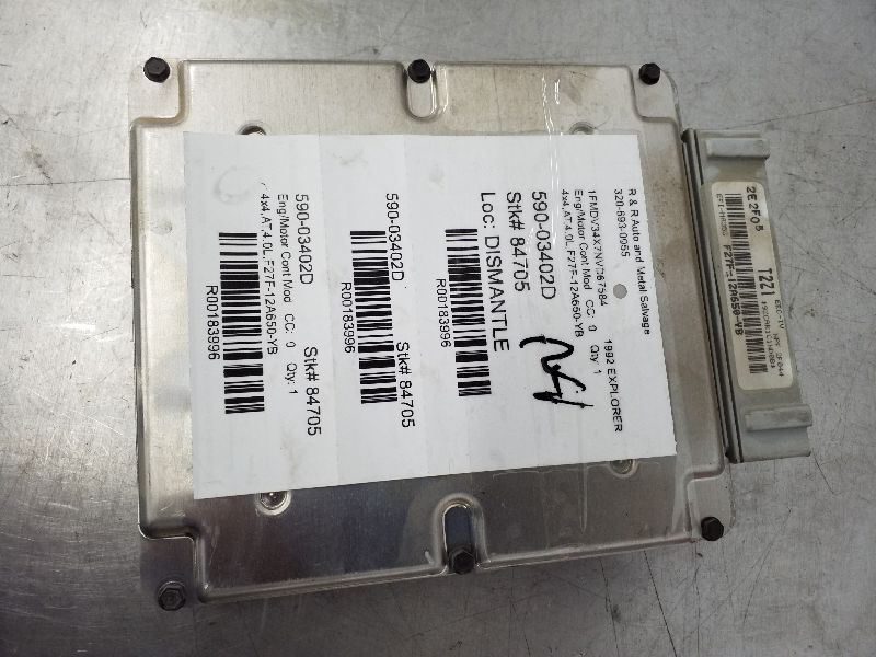 Engine ECM Electronic Control Module Automatic Federal Fits 92 EXPLORER 183996