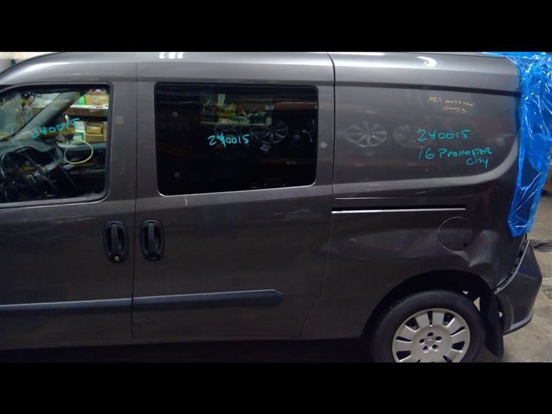 Driver Rear Side Door Sliding With Window Fits 15-19 PROMASTER CITY 1279193