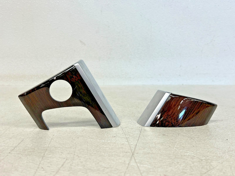 ⭐2008-2014 BMW X6 E71 FRONT LEFT & RIGHT DASH WOOD TRIM MOLDING SET OEM LOT2649