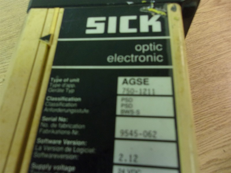 Sick Optic 750-1211 Safety Light Curtain *FREE SHIPPING*