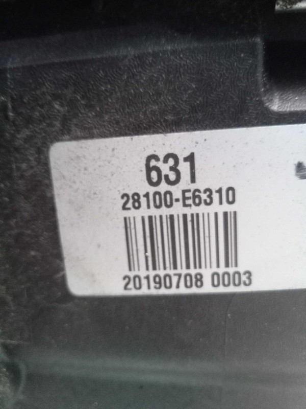 2019 Hyundai Sonata Air Cleaner Assembly OEM 28110E6310 77k Miles