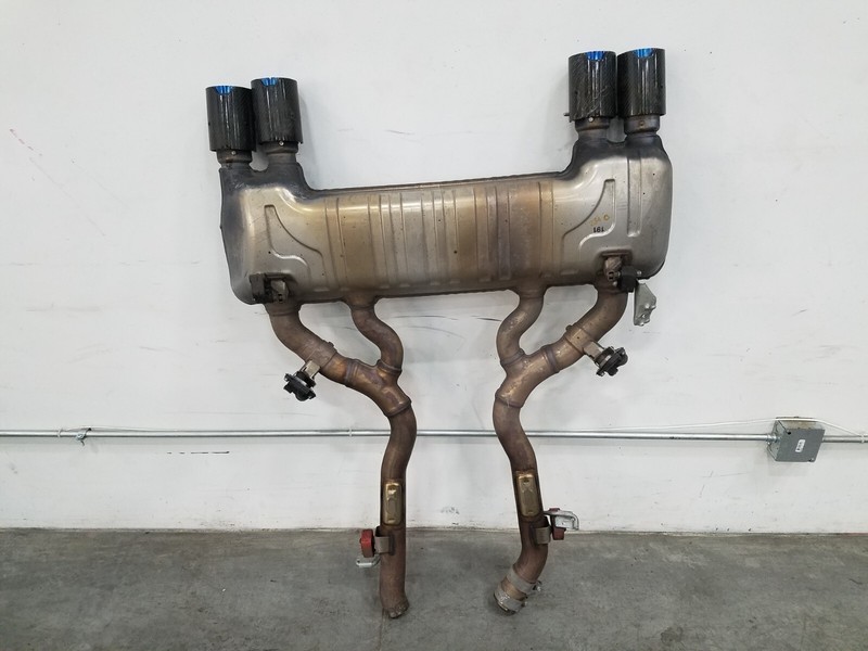2020 BMW M2 F87 Competition Exhaust Muffler / Carbon Tips #3814 Z14