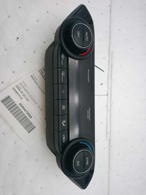 2022 Kia Forte A/C Selector Switch OEM 97250M6EM0WK Red 67K Miles